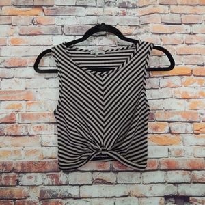 Charlotte Russe / striped crop top